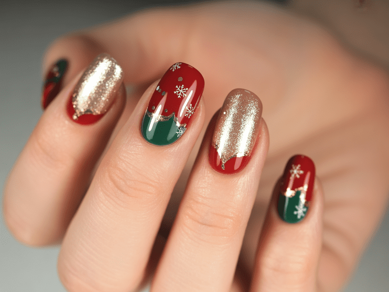 20 Christmas Gel Nails Designs That Are Festive, Sparkly, and Perfect for the Holidays