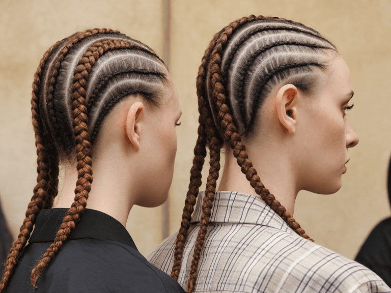Chic Straight Back Braids Cornrows Hairstyles That Are Sleek and Timeless
