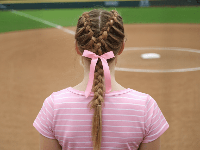 Practical and Cute Softball Hairstyles for Long Hair That Stay Put All Game Long