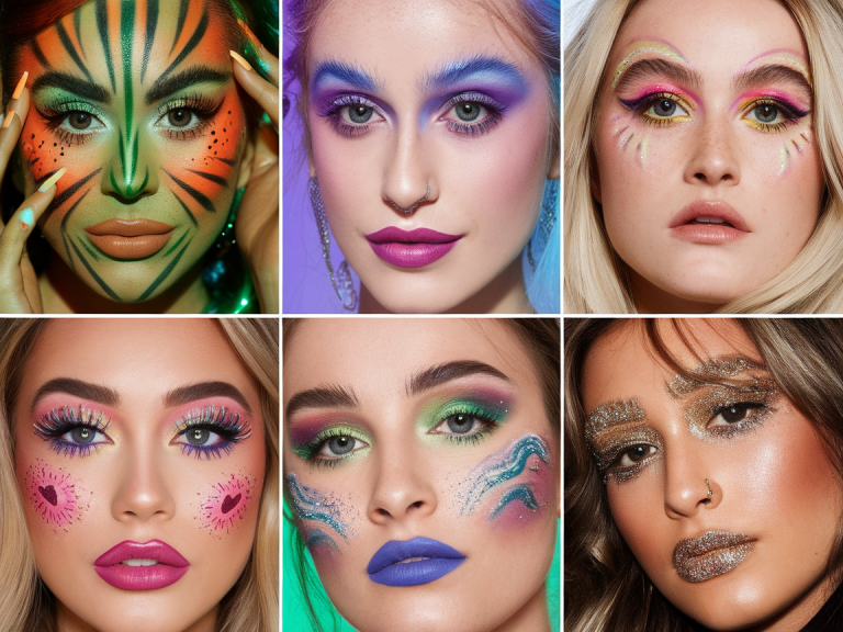 Vibrant Festival Makeup Looks That Bring Color, Creativity, and Sparkle