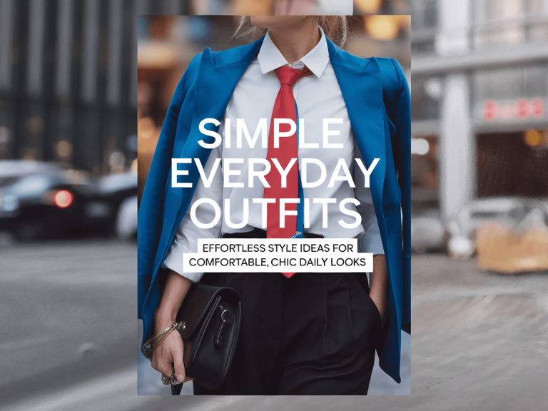 Simple Everyday Outfits: Effortless Style Ideas for Comfortable, Chic Daily Looks