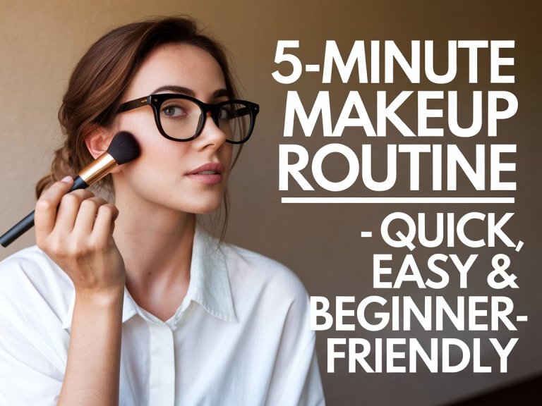 5-Minute Makeup Routine – Quick, Easy & Beginner-Friendly