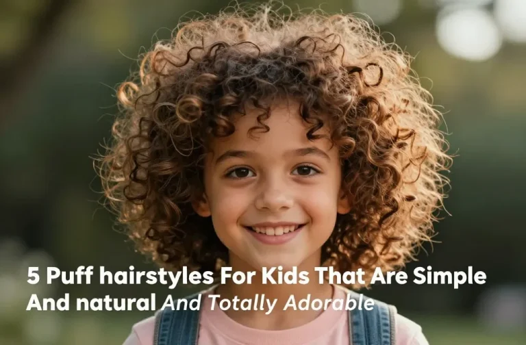 5 Puff Hairstyles For Kids That Are Simple And Natural—And Totally Adorable