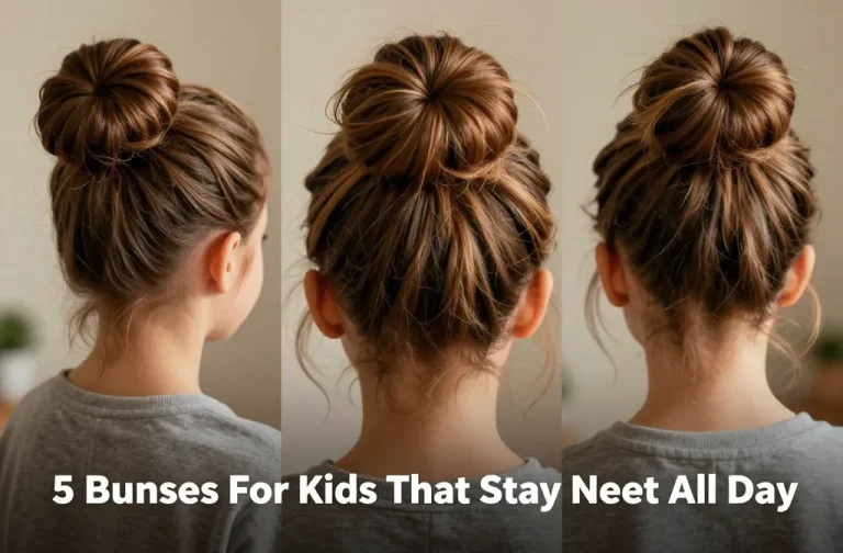 5 Bun Hairstyles For Kids That Stay Neat All Day—Zero Fuss, Maximum Cute