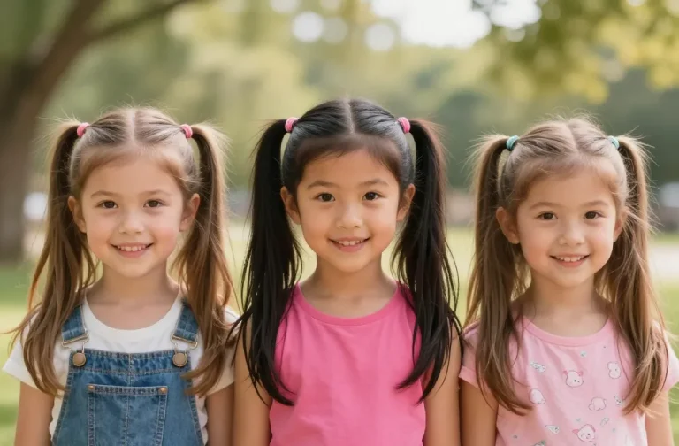 3 Pig Tails Hairstyles For Kids That Are Quick And Adorable—Instant Playground Wow
