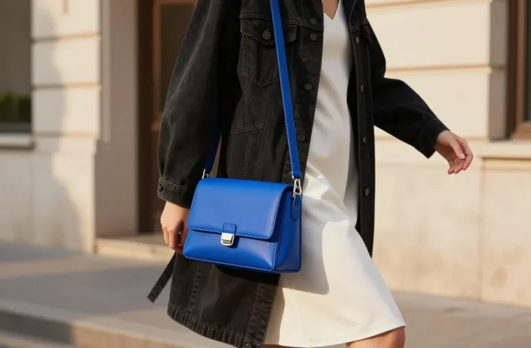 8 Blue Bags Outfit Ideas to Add a Pop of Color: Chic Quick Looks