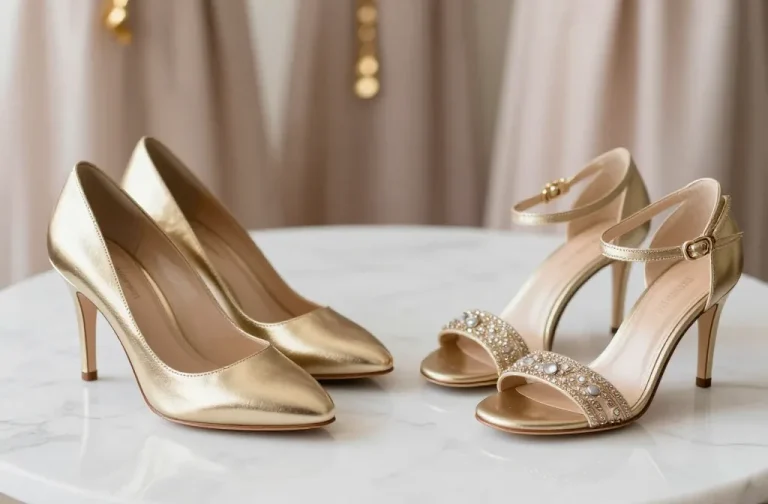 10 Gold Bridesmaid Shoes That Add Instant Glam to Any Bridal Party Look Sparks