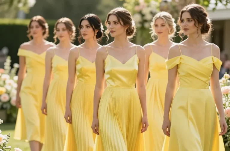 12 Lemon Yellow Bridesmaid Dresses Perfect for a Fresh Spring or Summer Wedding — Bright Ideas