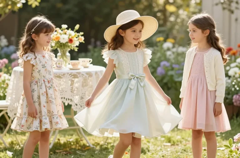 7 Adorable Tea Party Dresses for Kids That Look Sweet and Stylish Shine