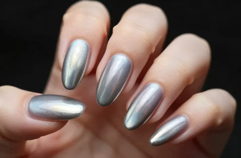 6 Stiletto Cat Eye Nails That Create a Stunning Magnetic Effect Shimmer Edit