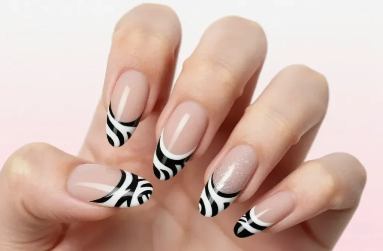 7 Zebra Print Stiletto Nails That Add a Wild Fashion Edge: Bold Picks
