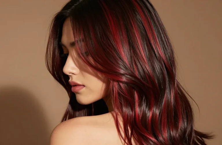6 Dark Brown Hair with Cherry Highlights Ideas for a Deep Red Glow Unveiled