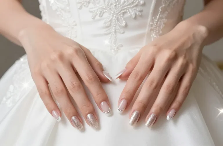 6 Sparkly Wedding Nails That Add the Perfect Touch of Glam You’Ll Love