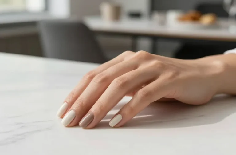 Neutral Engagement Nails Designs That Are Elegant and Subtle: Timeless Vibes