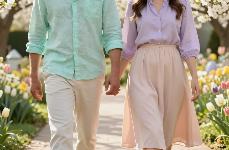 Couples Easter Outfits Matching Ideas That Are Fun and Coordinated: Playful Fashion Pairings