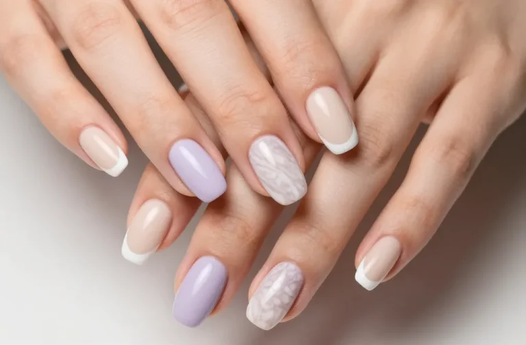 Neutral Easter Nails That Look Minimalist and Chic: Luxe Spring Manis