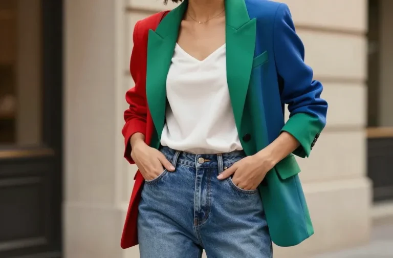 Mom Jeans and Blazer Outfit Ideas: Polished + Playful Looks