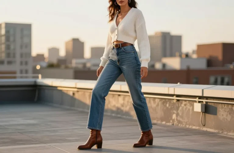 Mom Jeans Boots Outfit Ideas: Effortless Style Tricks