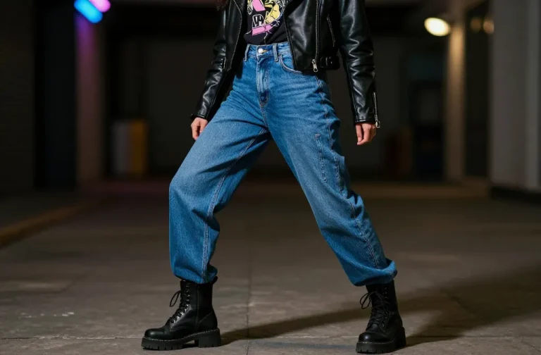 9 Baggy Jeans Leather Jacket Outfit Ideas That Look Edgy: Bold & You?