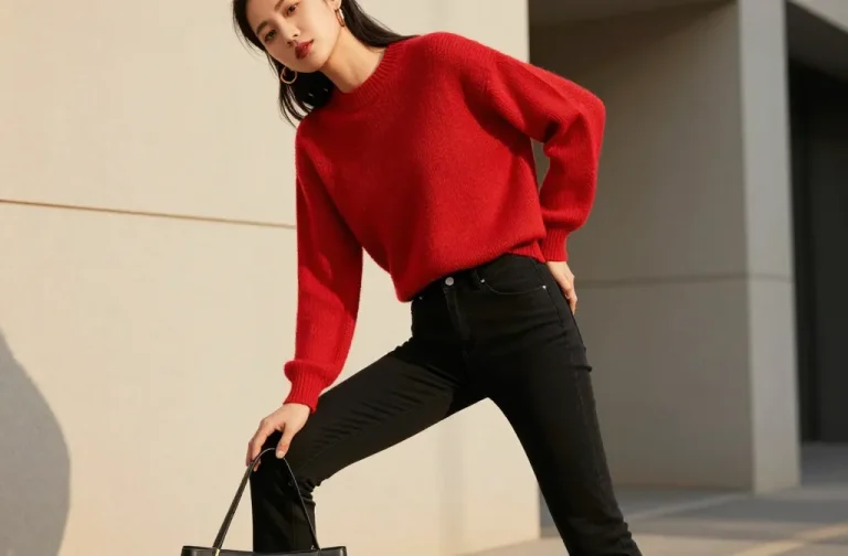 7 Red Top Black Jeans Outfit Ideas That Pop: All the Looks You Need
