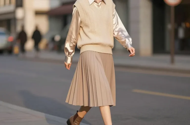 8 Korean Sweater Vest Outfit Ideas That Feel Trendy You’Ll Want Now