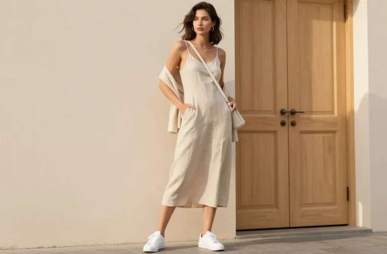6 White Sneakers Dress Outfit Ideas That Look Casual: Chic Ways to Wear Now