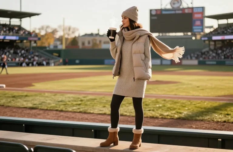 8 Chilly Baseball Game Women Outfit Ideas That Stay Warm All Season
