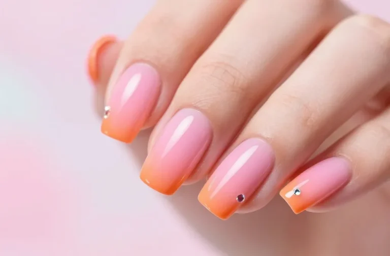 7 Pink to Orange Ombre Nails Ideas That Feel Bright and Bold