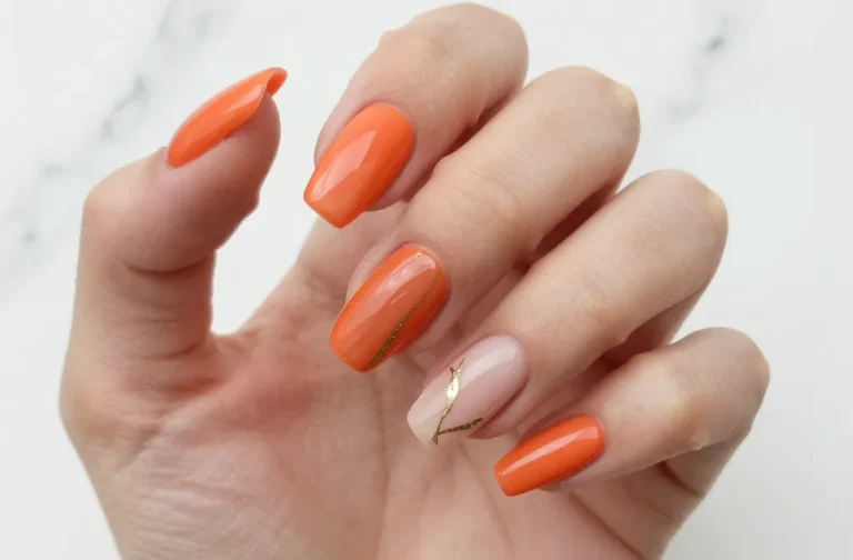 7 Elegant Orange Nails Ideas That Feel Classy