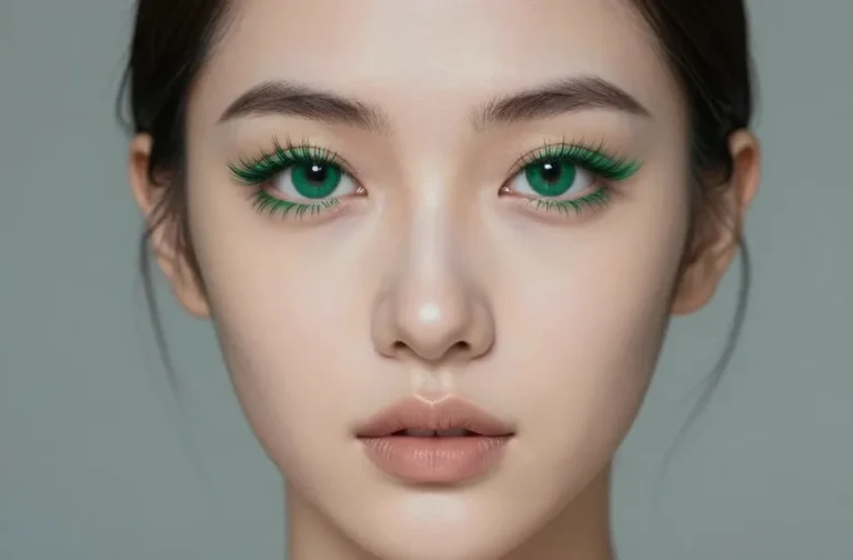 7 Green Eyelash Extensions Ideas That Stand Out: Chic Trends