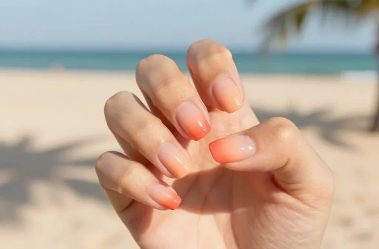 6 Summer Gel Nails Ideas Ombre Styles to Try: Glow Up Nails