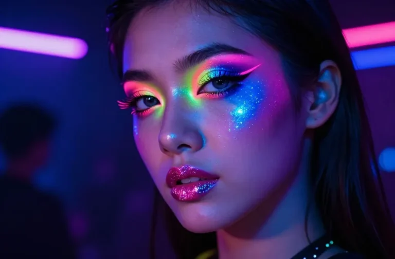 6 Rave Makeup Colorful Looks That Glow All Night You Need Now