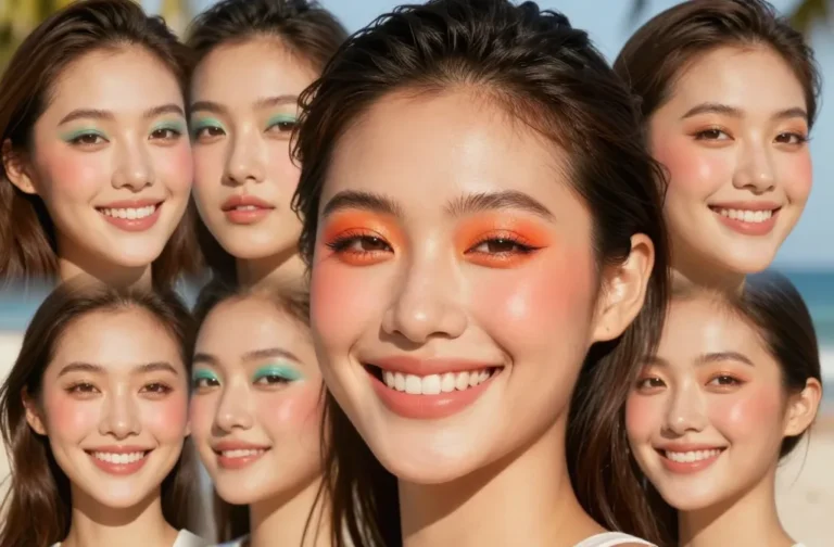 7 Colorful Summer Makeup Looks for Sunny Days: Glow Fast