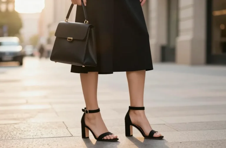 8 Black Heeled Sandals Outfit Ideas That Look Polished You’Ll Love