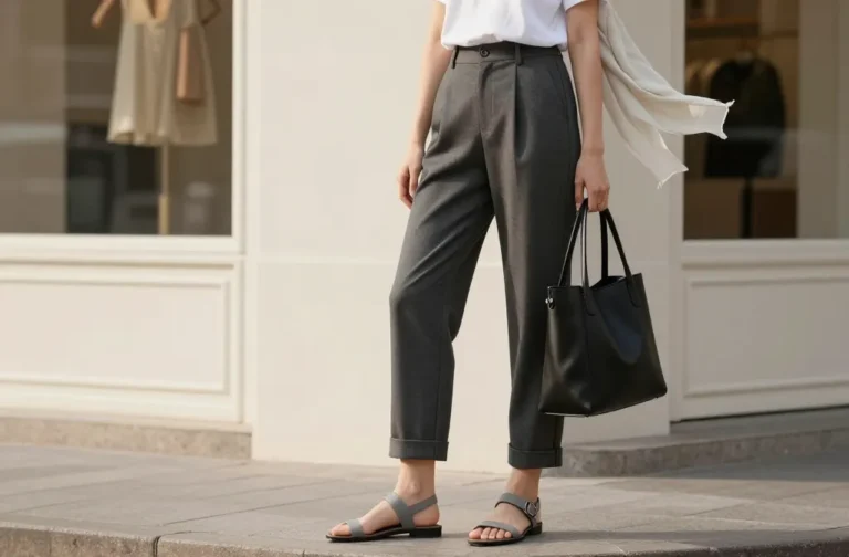 7 Grey Sandals Outfit Ideas That Look Effortless Unlocked