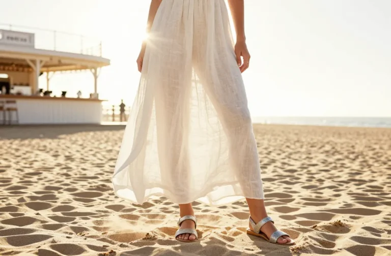 6 Silver Sandals Outfit Summer Ideas That Sparkle You’Ll Want Now