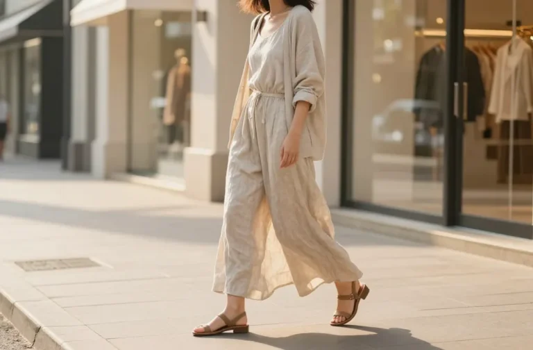 Effortless Vibes: 7 Low Heel Sandals Outfit Ideas That Feel Effortless