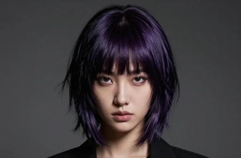 8 Dark Purple Wolf Cut Ideas You'Ll Want to Try: Stunning Looks