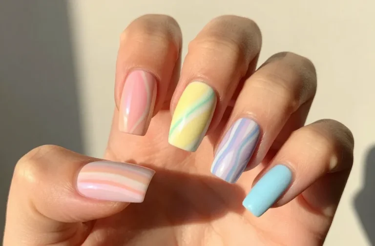 6 Summer Nails Rainbow Pastel Ideas That Feel Playful: Playful Tips & Glow