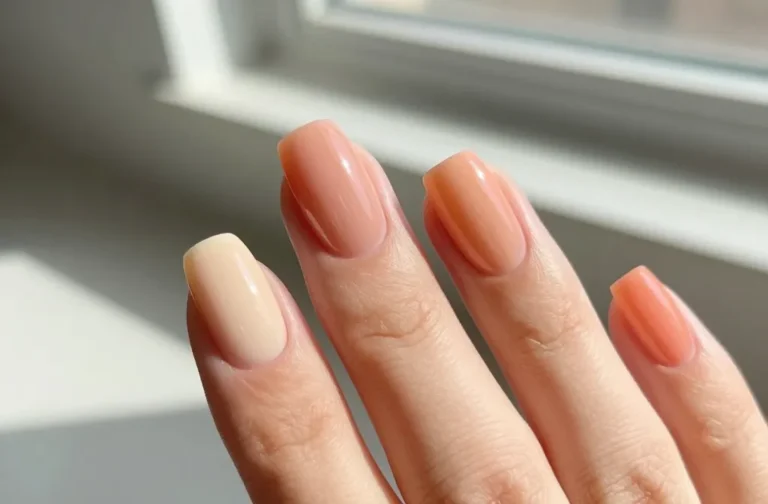 6 Short Nails Peach Color Ideas That Go with Everything You’Ll Love