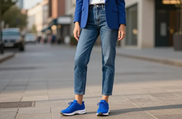 7 Royal Blue Sneakers Outfit Ideas for Women: Style Hacks