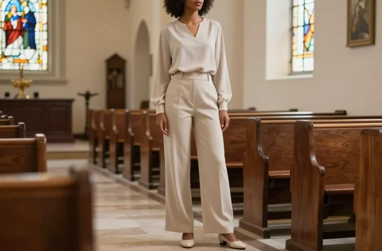10 Classy Church Outfit Ideas with Pants That Elevate Worship