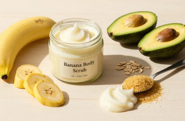 5 Banana Body Scrub Recipes: Glow in a Jar