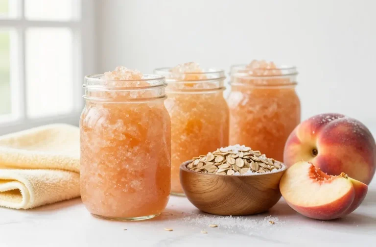 4 Peach Body Scrub Recipes for Glow Up