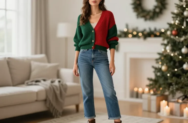 5 Christmas Cardigan Outfit Ideas That Spark Joy