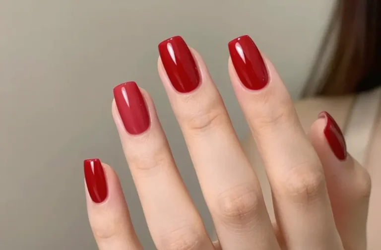 5 Short Red Gel Nail Manicure Ideas You’Ll Love