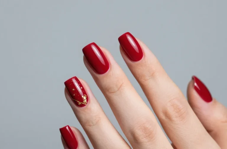 6 Ruby Red Gel Nail Designs You Can’T Miss