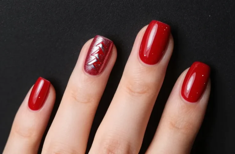 6 Red Black Gel Nail Designs That Wow in 60 Seconds