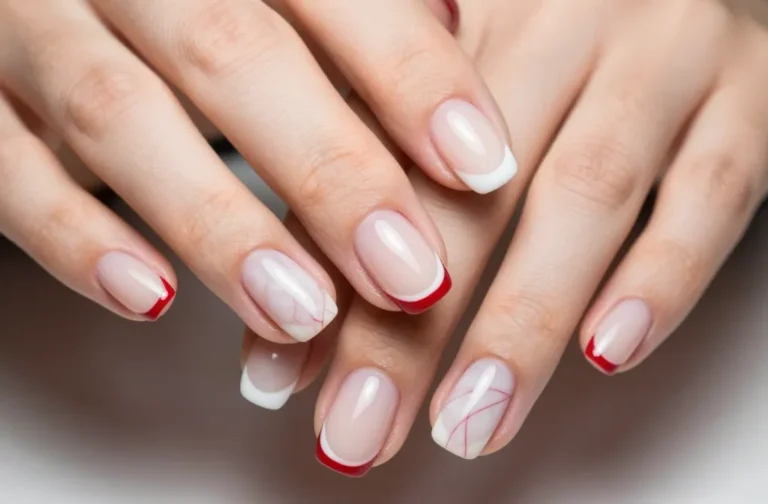 7 White and Red Gel Nail Designs You’Ll Love