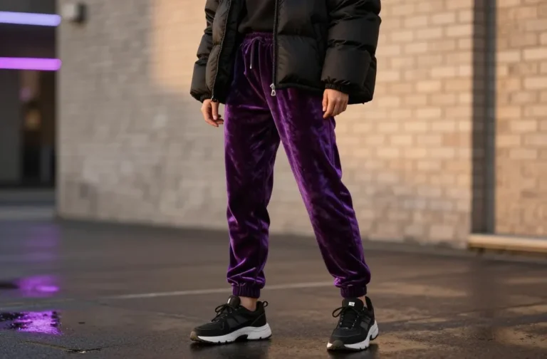 7 Purple Sweatpants Outfit Aesthetic Ideas: Gorgeously Cozy